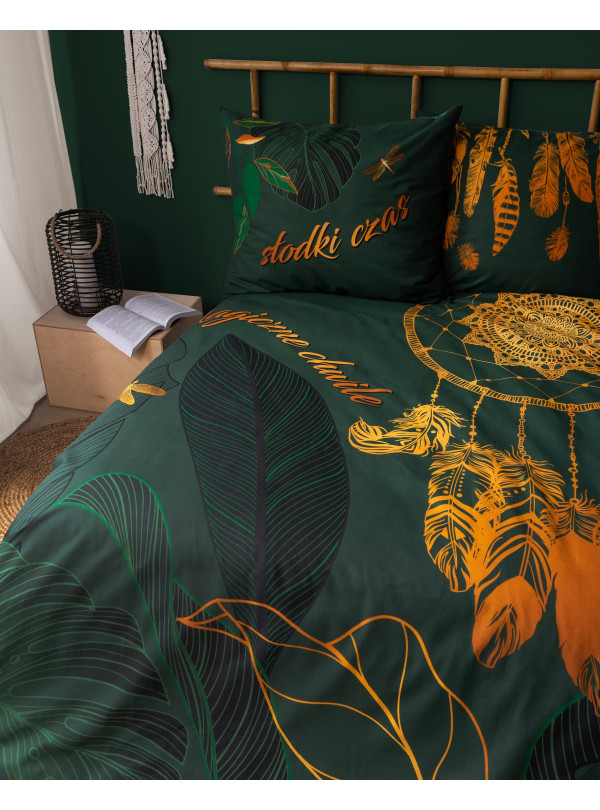 POŚCIEL BAWEŁNIANA 160x200 SŁODKI CZAS MAGICZNE CHWILE