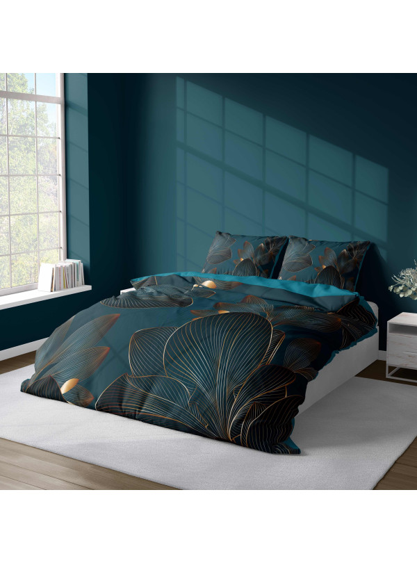 KOMPLET POŚCIELI 160x200 DWUSTRONNA 3D W KWIATY 4368_A