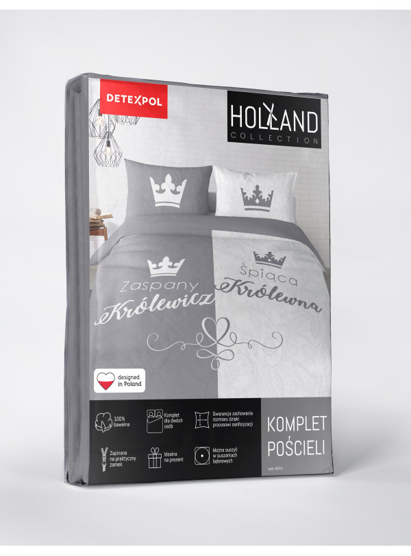 POŚCIEL BAWEŁNIANA 200x220 ŚPIĄCA KRÓLEWNA ZASPANY KRÓLEWICZ