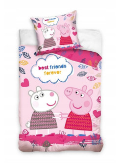 POŚCIEL DLA DZIECI 140x200 ŚWINKA PEPPA SUZY