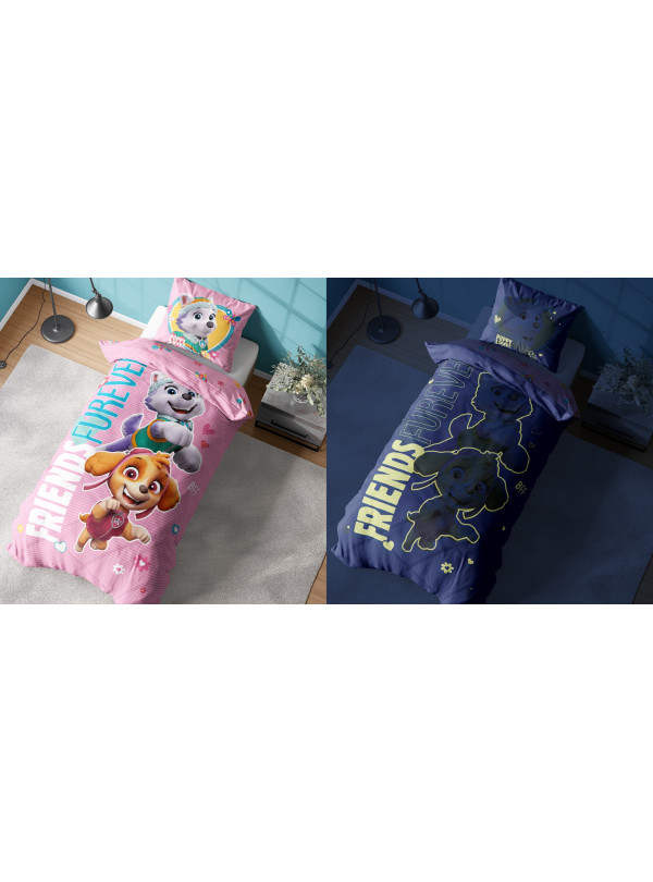 POŚCIEL 160x200 ŚWIECĄCA W CIEMNOŚCI PSI PATROL SKYE EVEREST PP_24