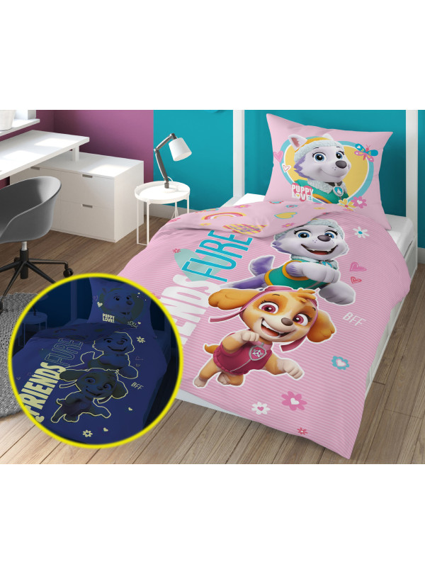 POŚCIEL 160x200 ŚWIECĄCA W CIEMNOŚCI PSI PATROL SKYE EVEREST PP_24