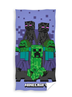 DUŻY RĘCZNIK BAWEŁNIANY KĄPIELOWY PLAŻOWY 70x140 MINECRAFT MNC-33