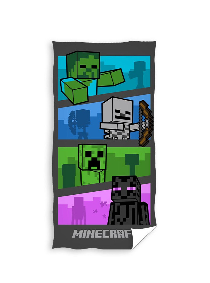 DUŻY RĘCZNIK BAWEŁNIANY KĄPIELOWY PLAŻOWY 70x140 MINECRAFT MNC-34