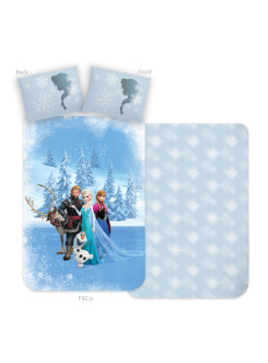 POŚCIEL BAWEŁNIANA 100x135 FROZEN ELSA ANNA OLAF KRAINA LODU