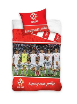 POŚCIEL MŁODZIEŻOWA 160x200 REPREZENTACJA POLSKI LEWANDOWSKI