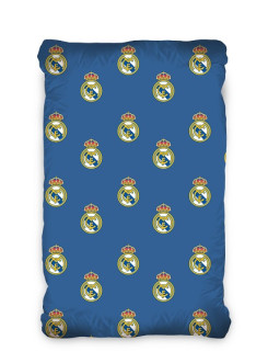 PRZEŚCIERADŁO Z GUMKA 90x200 REAL MADRYT KRÓLEWSCY NIEBIESKIE