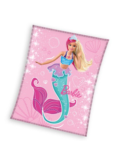 KOC KOCYK KORALOWY 130x170 BARBIE SYRENKA