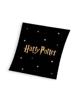 KOC KOCYK POLAROWY 130x170 HARRY POTTER CZARNY GWIAZDY