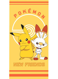 DUŻY RĘCZNIK BAWEŁNIANY KĄPIELOWY PLAŻOWY 70x140 POKEMON PIKACHU PK-02