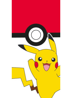 DUŻY RĘCZNIK BAWEŁNIANY KĄPIELOWY PLAŻOWY 70x140 POKEMON PIKACHU PK-01