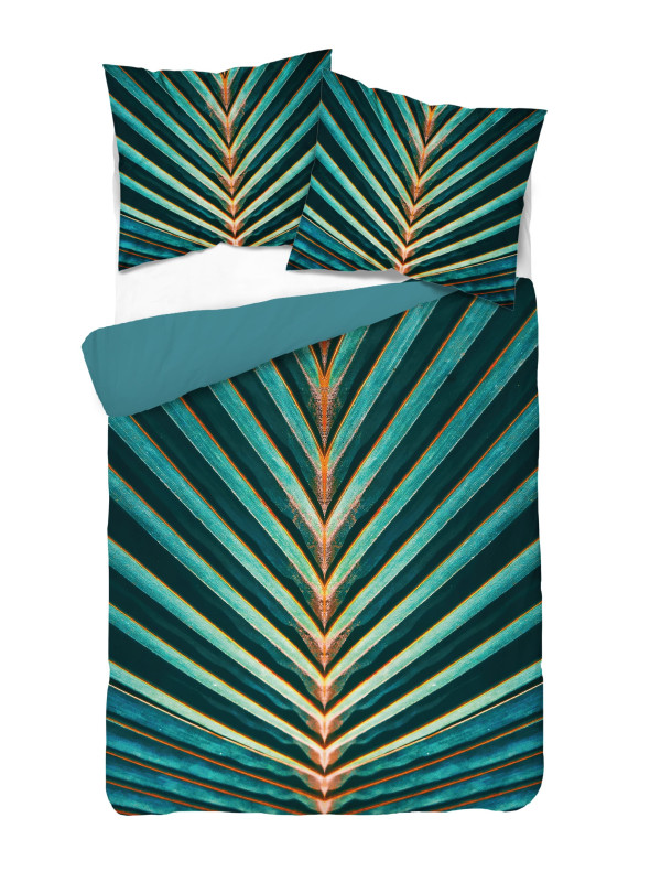 KOMPLET POŚCIELI 160x200 DWUSTRONNA 3D W KWIATY 4189_A