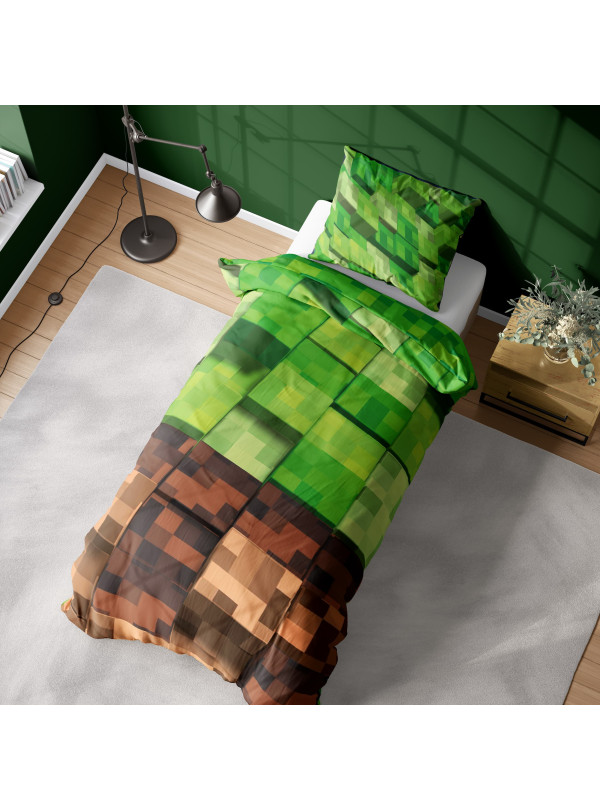 POŚCIEL MŁODZIEŻOWA 160x200 3D DLA GRACZA PIXELE