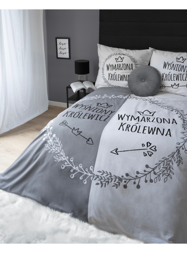 POŚCIEL 160x200 WYŚNIONY KRÓLEWICZ WYMARZONA KRÓLEWNA DLA PARY NA PREZENT