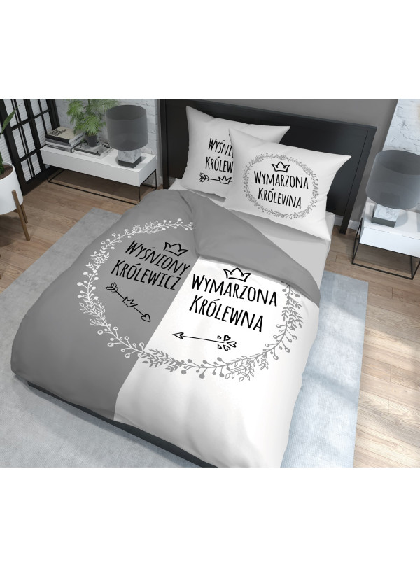 POŚCIEL 200x220 WYŚNIONY KRÓLEWICZ WYMARZONA KRÓLEWNA DLA PARY NA PREZENT