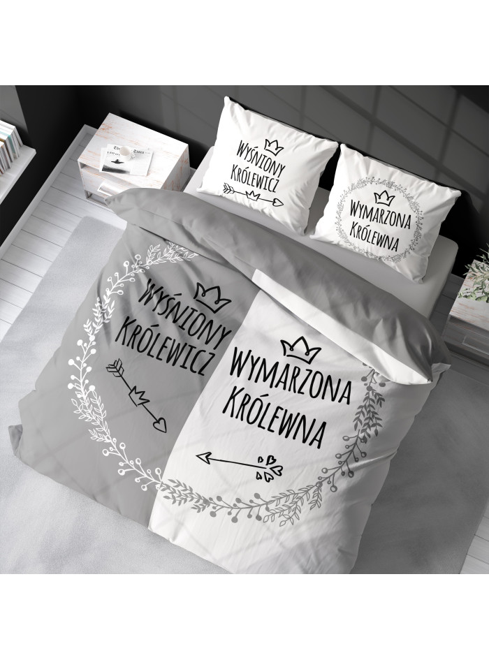 POŚCIEL 200x220 WYŚNIONY KRÓLEWICZ WYMARZONA KRÓLEWNA DLA PARY NA PREZENT