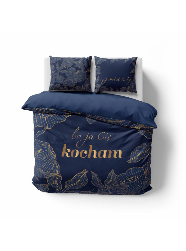 POŚCIEL BAWEŁNIANA 200x220 BO JA CIĘ KOCHAM