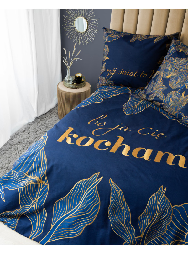 POŚCIEL BAWEŁNIANA 200x220 BO JA CIĘ KOCHAM