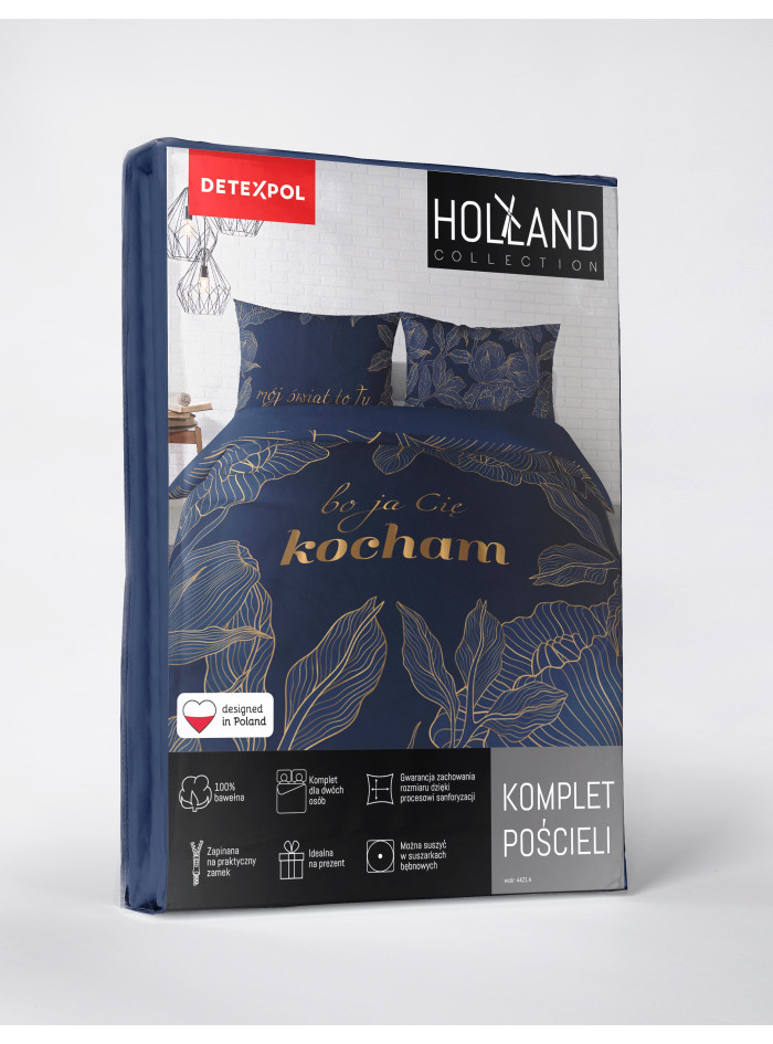 POŚCIEL BAWEŁNIANA 200x220 BO JA CIĘ KOCHAM