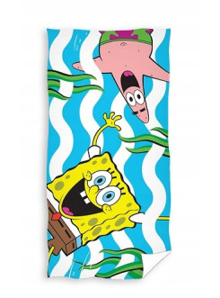RĘCZNIK DO PRZEDSZKOLA 30x50 SPONGEBOB I PATRYK