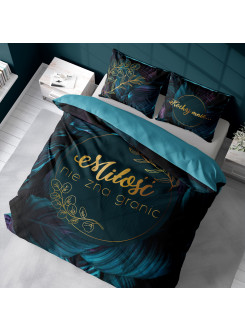 POŚCIEL BAWEŁNIANA 200x220 MIŁOŚĆ NIE ZNA GRANIC