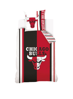 KOMPLET POŚCIELI BAWEŁNIANEJ 140x200 CHICAGO BULLS