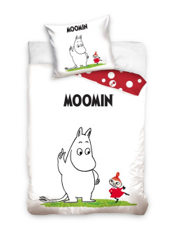 POŚCIEL BAWEŁNIANA 160x200 MUMINKI
