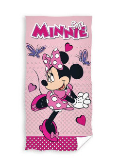 RĘCZNIK 70x140 KĄPIELOWY PLAŻOWY BAWEŁNIANY MYSZKA MINNIE MN-01
