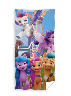 RĘCZNIK 70x140 KĄPIELOWY PLAŻOWY BAWEŁNIANY MY LITTLE PONY KUCYKI