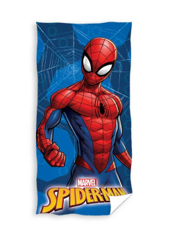 RĘCZNIK 70x140 KĄPIELOWY PLAŻOWY BAWEŁNIANY SPIDERMAN MARVEL NIEBIESKI