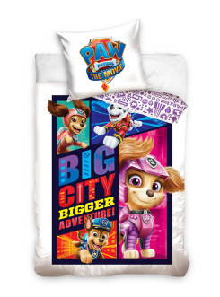 KOMPLET POŚCIELI 140x200 PSI PATROL SKYE BIG CITY ADVENTURE