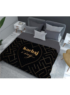 NARZUTA NA ŁÓZKO 220x240 PIKOWANA KOCHAJ I ŚNIJ DLA PARY