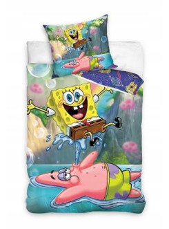 POŚCIEL 140x200 SPONGEBOB KANCIASTOPORTY SP-01