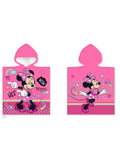 RĘCZNIK MINNIE MOUSE 50x110cm PONCHO Z KAPTUREM DISNEY