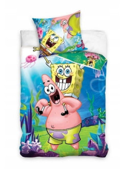 POŚCIEL 140x200 SPONGEBOB KANCIASTOPORTY SP-02