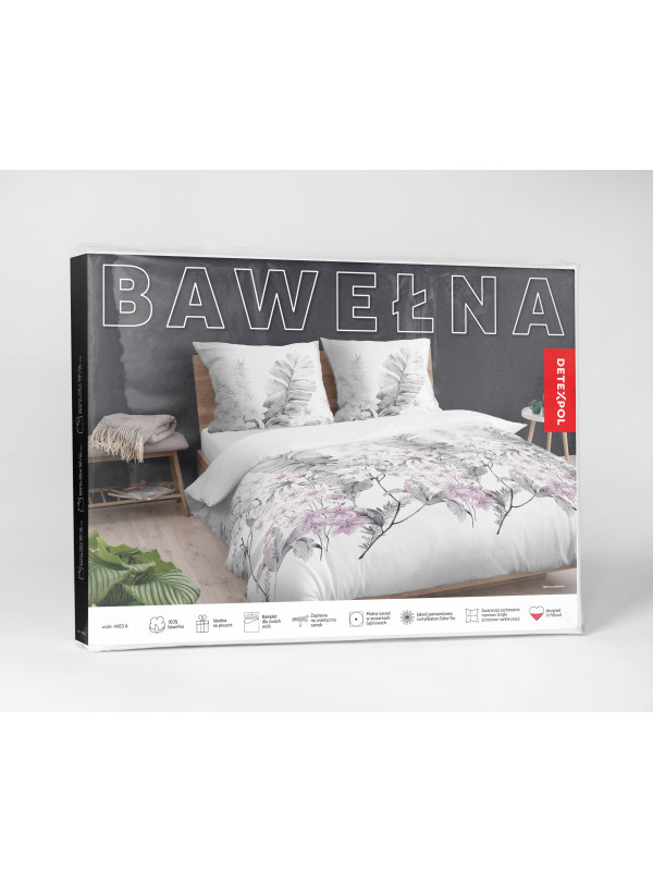 POŚCIEL BAWŁENIANA 160x200 4463_A KWIATOWA