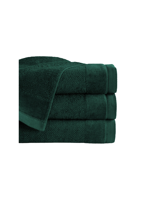 RĘCZNIK KĄPIELOWY 50x90 VITO BUTELKOWA ZIELEŃ