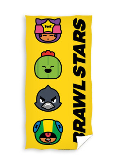DUŻY RĘCZNIK BAWEŁNIANY KĄPIELOWY PLAŻOWY 70x140 BRAWL STARS SPIKE KRUK