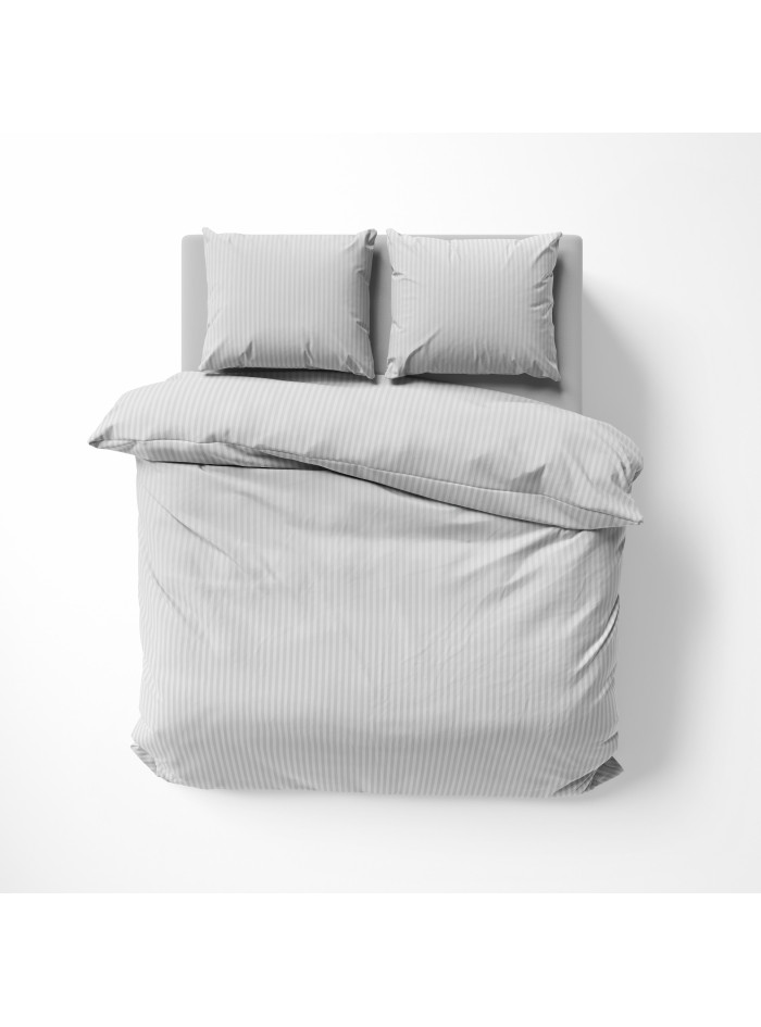 KOMPLET POŚCIELI POŚCIEL 200x220 ADAMASZEK SREBRNA SILVER HOTELOWA PREMIUM