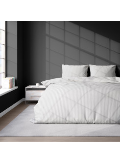 KOMPLET POŚCIELI POŚCIEL 160x200 ADAMASZEK SREBRNA SILVER HOTELOWA PREMIUM