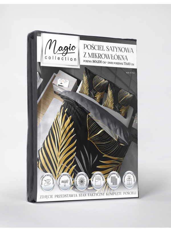 KOMPLET POŚCIELI 160x200 DWUSTRONNA 3D W KWIATY 4179