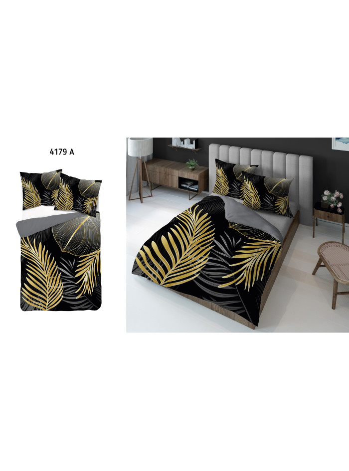 KOMPLET POŚCIELI 160x200 DWUSTRONNA 3D W KWIATY 4179