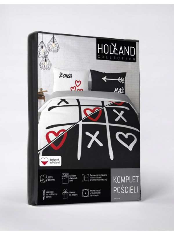 POŚCIEL BAWEŁNIANA 220x200 MĄŻ ŻONA PREZENT ŚLUB