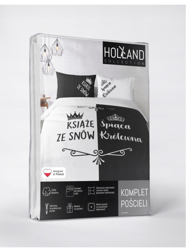 POŚCIEL BAWEŁNIANA 160x200 KSIĄŻE ZE SNÓW ŚPIĄCA KRÓLEWNA