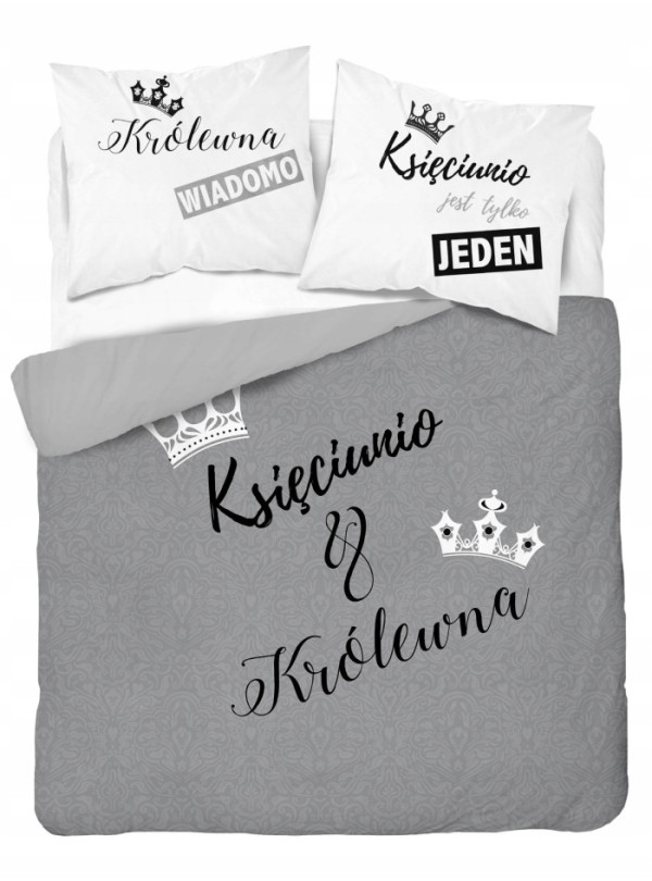POŚCIEL BAWEŁNIANA 160x200 KSIĘCIUNIO I KRÓLEWNA
