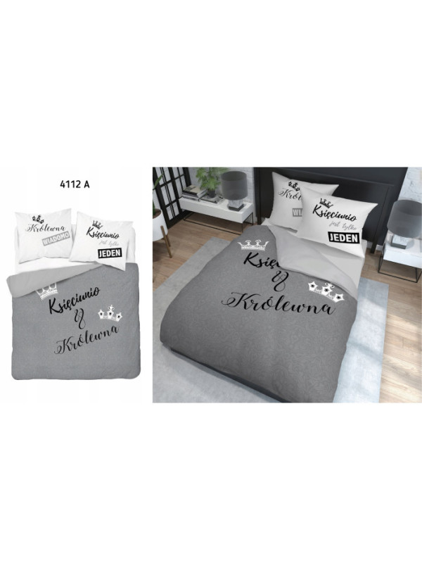 POŚCIEL BAWEŁNIANA 160x200 KSIĘCIUNIO I KRÓLEWNA