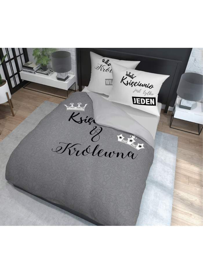 POŚCIEL BAWEŁNIANA 160x200 KSIĘCIUNIO I KRÓLEWNA
