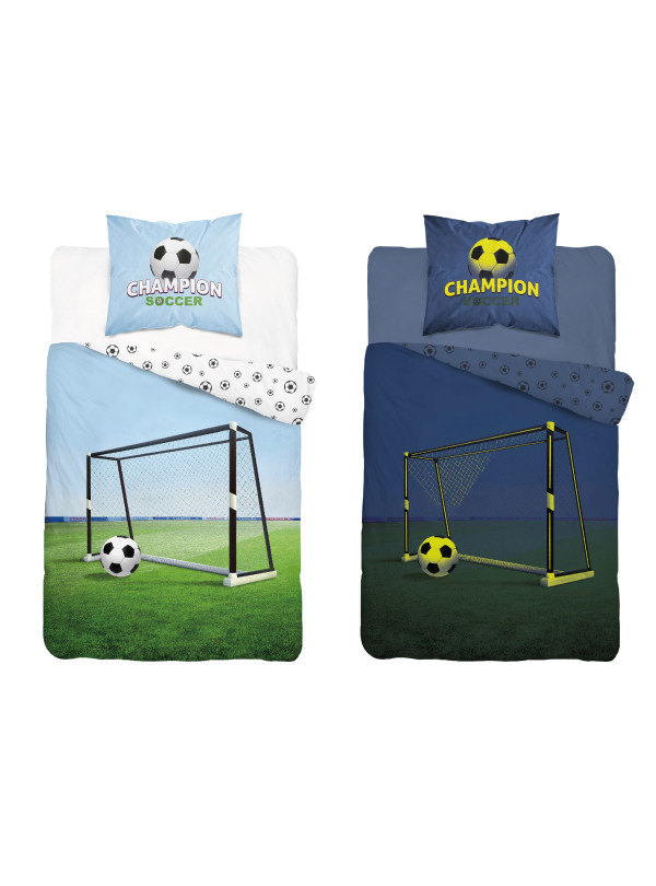 POŚCIEL 140x200 ŚWIECĄCA W CIEMNOŚCI DLA PIŁKARZA 4756_A