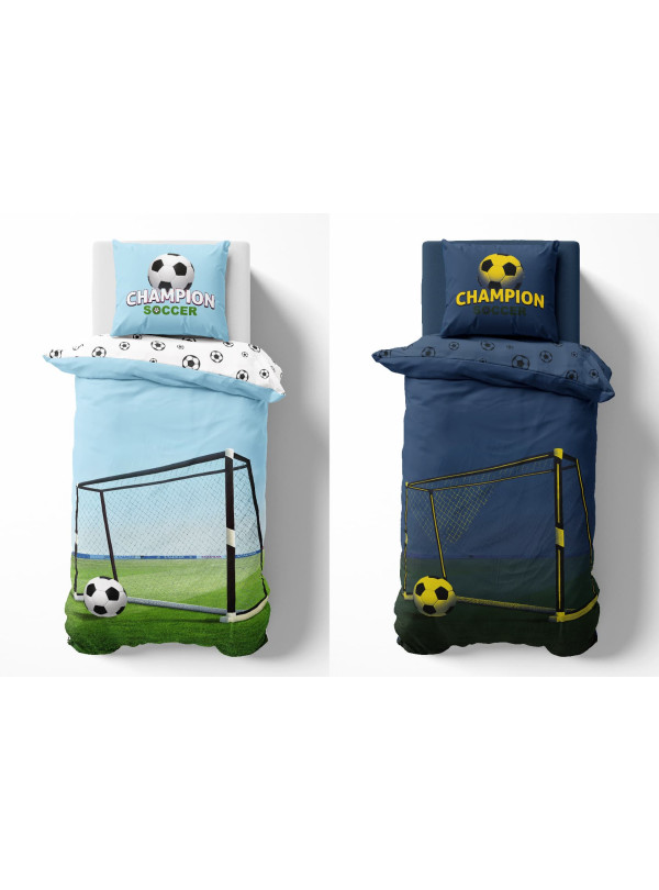 POŚCIEL 160x200 ŚWIECĄCA W CIEMNOŚCI DLA PIŁKARZA 4756_A