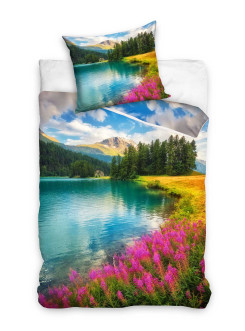 KOMPLET POŚCIELI 140x200 JEZIORO